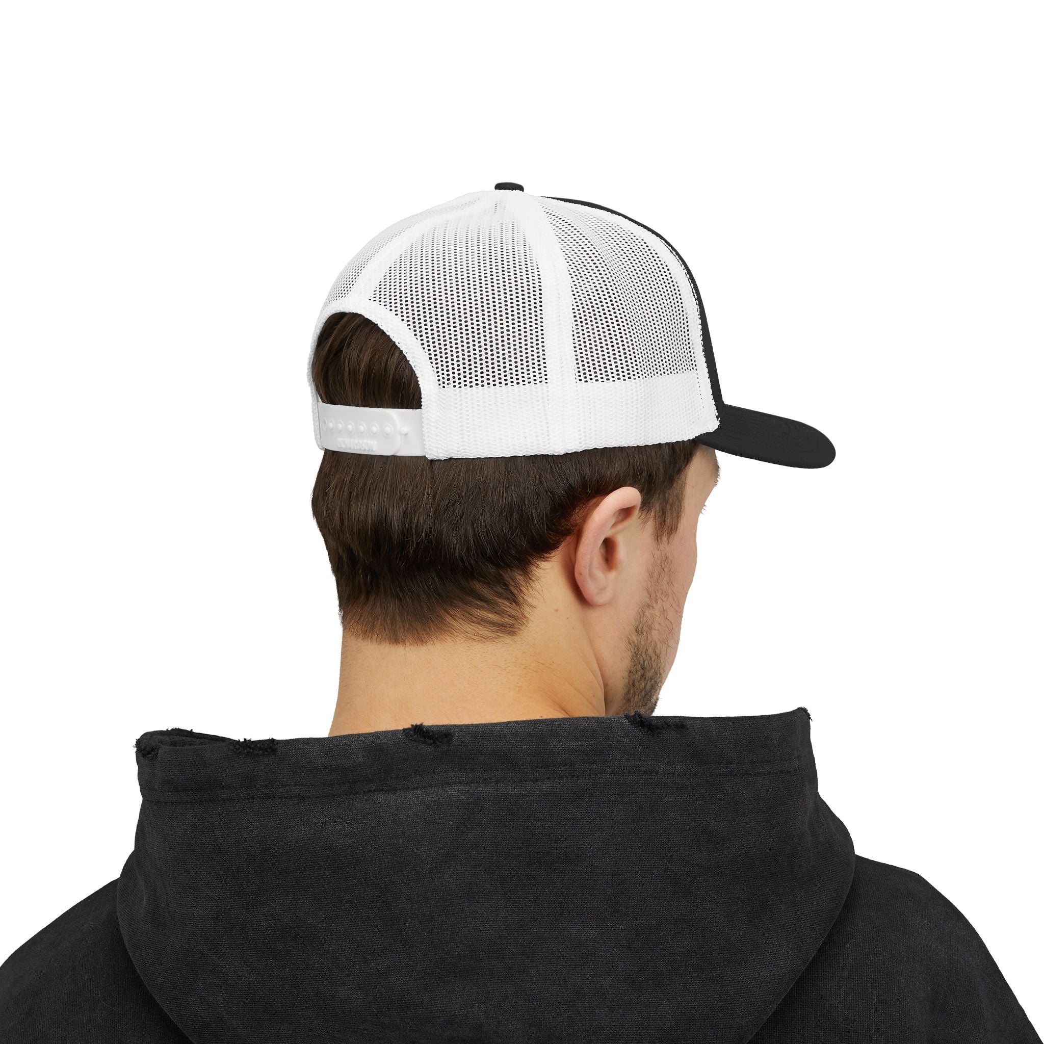 Patriotic 'Matthews Hats' Trucker Cap – Embroidered American Flag Snapback