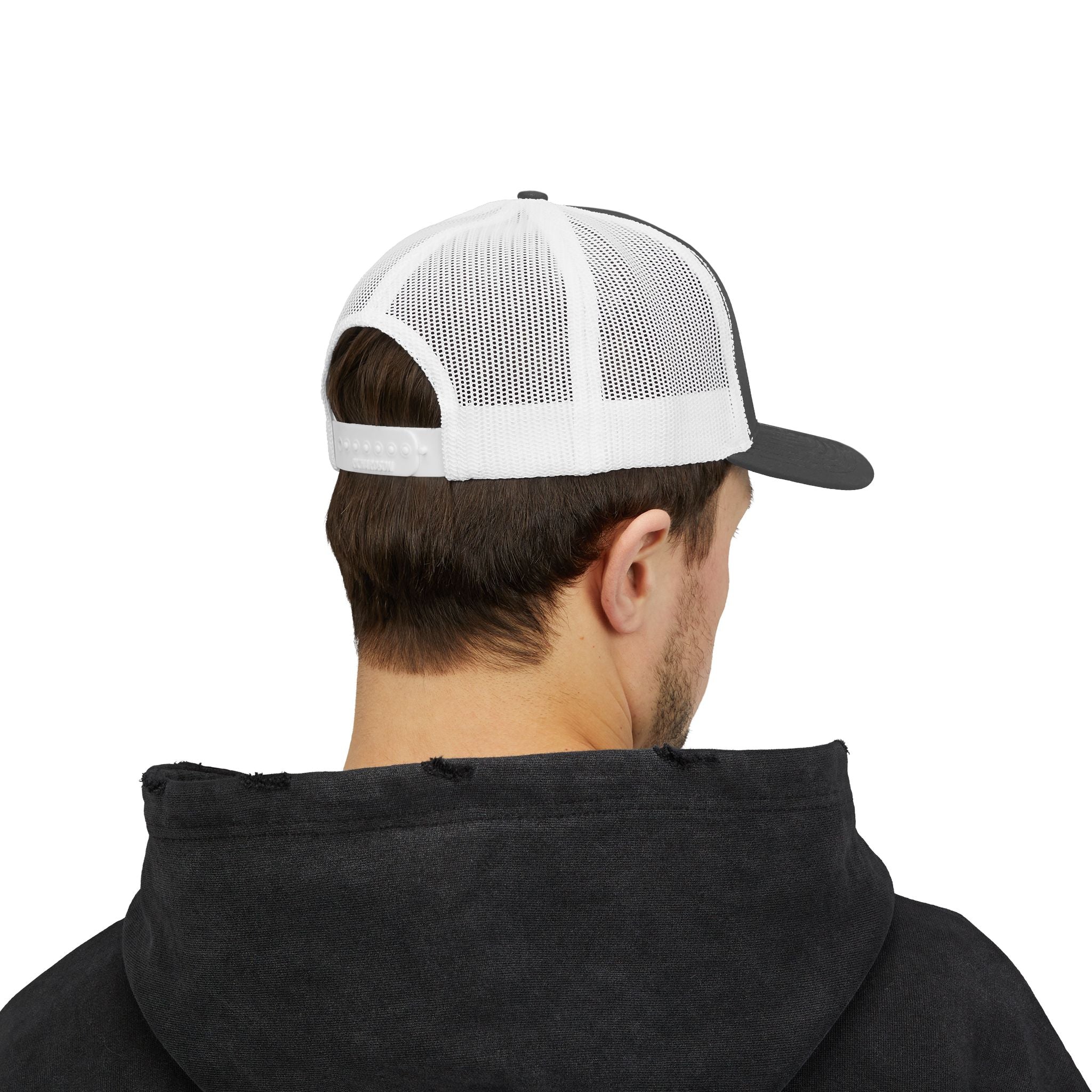 Patriotic 'Matthews Hats' Trucker Cap – Embroidered American Flag Snapback